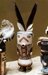 Double feather, almost rabbit-like Kachina doll
