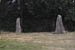 Two pointed stone megaliths