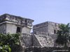Traditional Maya step pyramid design